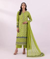 3piece- embroidered jacquard suit