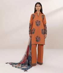 3piece-embroidered lawn suit